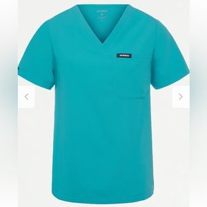 Jaanuu teal scrub top brand new size small or xs